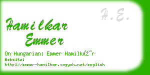 hamilkar emmer business card
